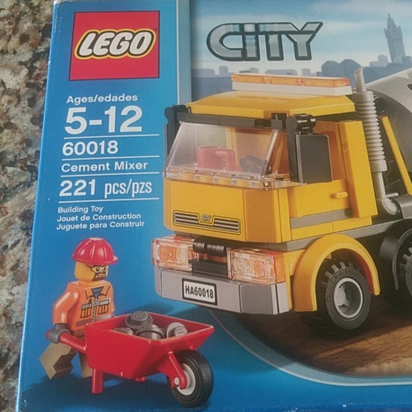LEGO 60018 City Cement Mixer New Sealed - Box Slightly   city 60018 Cement Mixer